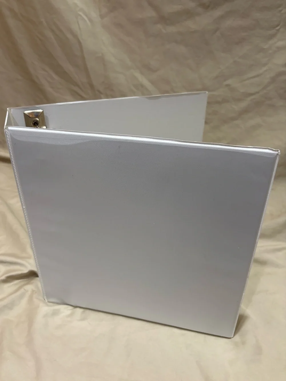 Set of 4 - Black & White 3-Ring Binders - 2.5”- 4”
